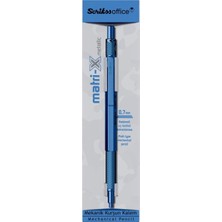 Scrikss Matri-X Versatil 0.7 mm Metalik Mavi Şeffaf Amb.