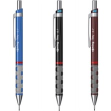Rotring Tikky Versatil Kalem 0.7 Mavi Siyah Bordo