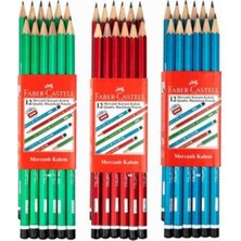Faber-Castell Mercanlı Kurşun Kalem 12 Li 0,7 mm Metal Gövde ile Ergonomik Tasarım