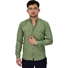 Erkek Spor Likralı Gömlek BGL-ST04343