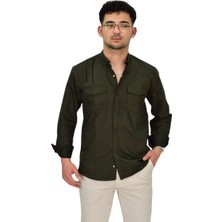 Erkek Spor Likralı Gömlek BGL-ST04343