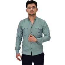Erkek Spor Likralı Gömlek BGL-ST04343