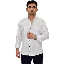 Erkek Spor Likralı Gömlek BGL-ST04343
