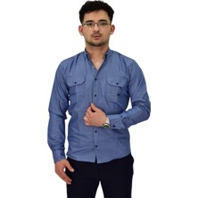 Erkek Spor Likralı Gömlek BGL-ST04343