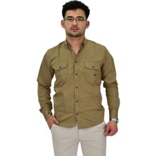 Erkek Spor Likralı Gömlek BGL-ST04343