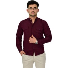 Erkek Spor Likralı Gömlek BGL-ST04343