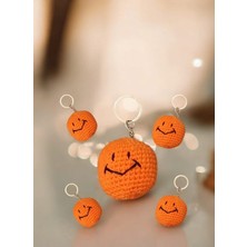 Amigurumi Gülen Yüz Anahtarlık [ 1 Adet Fiyatıdır ]