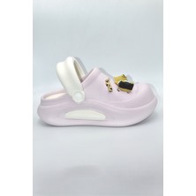 Shoemix Dolgu Taban Kadın Pudra Eva Terlik ( Bir Beden Büyük Alınız )