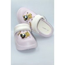 Shoemix Dolgu Taban Kadın Pudra Eva Terlik ( Bir Beden Büyük Alınız )
