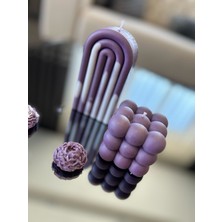 Gökkuşağı Bubble Mum/ Dekoratifmum