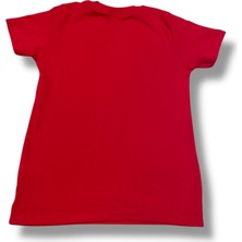 Çocuk Bisiklet Yaka Atatürk Baskılı Kısa Kollu Tişört (Unisex)