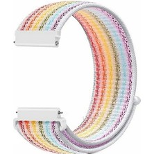 Dmay Xiaomi Watch S4 / S5 Uyumlu Hasır Dokuma Kumaş Kordon 22MM