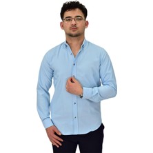 Erkek Likralı Spor Silim Fit Gömlek BGL-ST04326