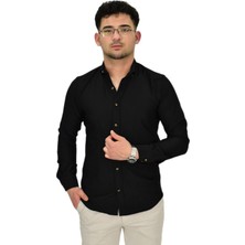 Erkek Likralı Spor Silim Fit Gömlek BGL-ST04326