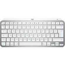 Mx Keys Mini Mac Için Minimalist Kablosuz Aydınlatmalı Ingilizce Q Klavye - Beyaz