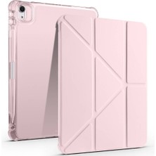 EHZ Teknoloji Apple iPad A16 11inç 2025 Uyumlu Standlı Tablet Kılıfı + Bluetooth Klavye Mouse Set