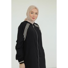 Armine Trend Boydan Fermuarlı Kapüşonlu Tunik 25YT409