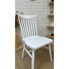 Silla Concept Yıldız Sandalye Beyaz Ahşap Sandalye Mutfak Sandalyesi