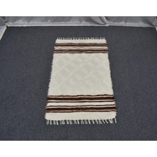Yeni El Dokuma Tiftik Yün Siirt Battaniyesi Kilim 5770