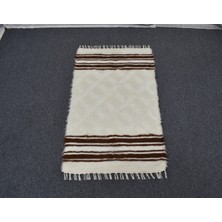 Yeni El Dokuma Tiftik Yün Siirt Battaniyesi Kilim 5770