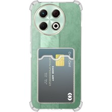 Caseart Tecno Spark 30 Pro Kapak Kamera Korumalı Kartlıklı Darbe Emici Özellikli Şeffaf Silikon Kılıf