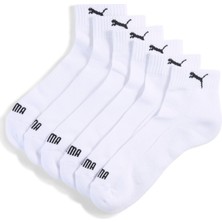 Puma Çorap 3'lü Paket Yastıklı Taban ve Kemer Desteği ile Beyaz Renkli Rahat Kullanım