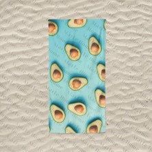 Home Avokado - Baskılı Plaj Havlusu