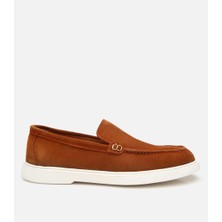 Hotiç 02AYH305500A370 ERKEK Süet Deri Taba Loafer