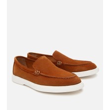 Hotiç 02AYH305500A370 ERKEK Süet Deri Taba Loafer
