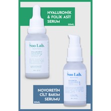 The Soo Lab Kuru ve Hassas Ciltler İçin İkili Bakım Serumu Seti | Anti-Aging | Hyaluronic Acid, Novoretin | 30ml