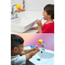 Trade Bazaar Çocuklar Için Sevimli Ördek Musluk Uzatma Başlığı Hayvan Karikatürlü Musluk Ucu Lavabo Musluğu