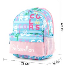 Unıted Colors Of Benetton Harf Baskılı Kız Çocuk Anaokul Çantası 13137