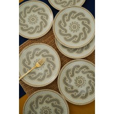 Efes 6'lı Porselen Pasta Tabağı