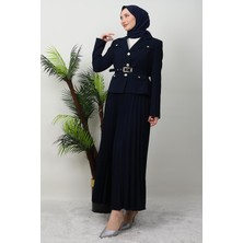 Giza Store Gold Detay Etekli Takım Siyah