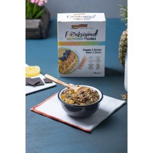 Good Food Ananaslı & Çikolatalı granola, 3'lu Paket  Yüksek Lifli, Vitaminli & Mineralli, 3x400 gr