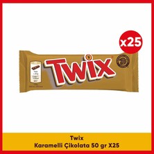 Twix Karamelli Çikolata 50 G X25