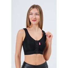 Lipoteks Post Operatif Agraflı Meme Revizyon Sütyeni Büzgülü Cup