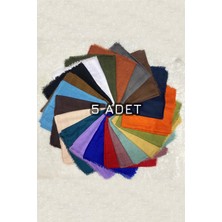 Flamlı Pamuklu Hediyelik Eşarp Karışık Renk - Çoklu