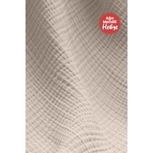 Hafy Baby %100 Pamuk Organik 4 Katlı Müslin Battaniye 80X110 Çoban Dikiş Detaylı