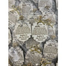 25 Adet Ahşap Magnet Islami Şekil  Söz, Nişan, Kına, Nikah, Bebek Doğum Mevlüt  Enfal Suresi Detaylı