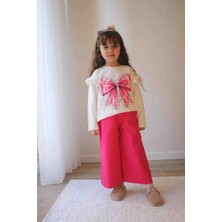 Masal Ince Kot Üst Penye Kız Çocuk Takim