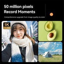 Steldalar 2.4 Inç Retro Dijital Kamera 4K Hd Küçük Taşınabilir Cmos Mini Kamera 50MP 16X Zoom Video Kaydedici Kamera Yeşil (Yurt Dışından)