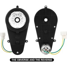 Steldalar 2 Adet Çocuk Araba Şanzıman 550 12V Motor 40000RPM Elektrik Motoru Şanzıman Yüksek Hızlı RS550 Dc Motor Eşleşmesi (Yurt Dışından)
