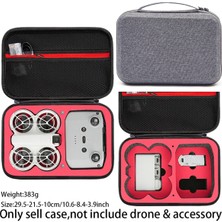 Spibicyy Djı Neo Saklama Kutusu Taşınabilir Çanta Saklama Kutusu Çantası Djı Neo Drone Aksesuarları Kırmızı Liner (Yurt Dışından)