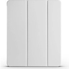 Zore iPad Air 11 2025 M3 Smart Cover Kalem Bölmeli Standlı 1-1 Kılıf - Gri