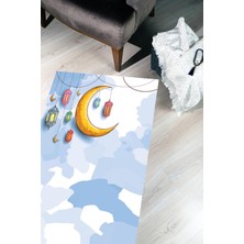 Dijital Baskılı Yıkanabilir Kaymaz Taban Çocuk Seccadesi