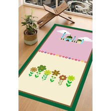 Carmine Carpet Dijital Baskılı Yıkanabilir Kaymaz Taban Çocuk Seccadesi