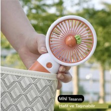 Şarjlı Masa Üstü  ve El Fan Taşınabilir Şarj Edilebilir Serinletici Mini Fan