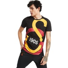 Galatasaray Orijinal Lisanslı Büyük Logolu T-Shirt Gs Aslan Baskılı Hediyelik Ahşap Kutulu