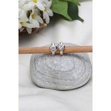 Minimalist Kalpli Çelik Küpe